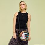 Universal Monsters The Bride Of Frankenstein Stained Glass Crossbody Bag LFlifestyle1 view 2