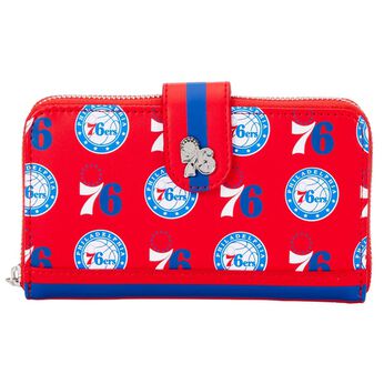 NBA Philadelphia 76ers Logo Zip Around Wallet, Image 1