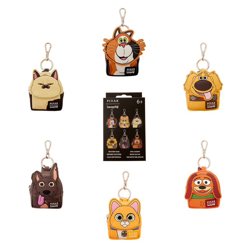 Pixar Dogs & Cats Cosplay Mystery Mini Backpack Keychain Charm, , hi-res view 1
