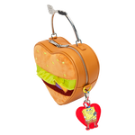 SpongeBob SquarePants Krabby Patty Plush Heart Figural Crossbody Bag, , hi-res view 4