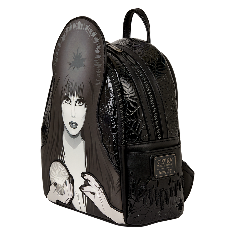 Elvira, Mistress of the Dark Cosplay Light Up Mini Backpack, , hi-res view 6