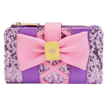 Tangled Exclusive Rapunzel Sequin Series Cosplay Flap Wallet, , hi-res view 1
