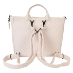 Minnie Mouse Checkered Texture Convertible Backpack & Tote Crossbody Bag, , hi-res view 5