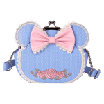 Minnie Mouse Floral and Lace Kisslock Crossbody Bag, , hi-res view 3