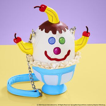 Spongebob Squarepants Goofy Goober Ice Cream Sundae Figural Crossbody Bag LFlifestyle1 SpongeBob Squarepants Goofy Goober Ice Cream Sundae Figural Crossbody Bag, Image 2