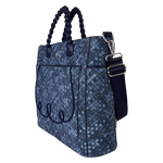 Loungefly Faux Denim Convertible Backpack & Tote Crossbody Bag, , hi-res view 3