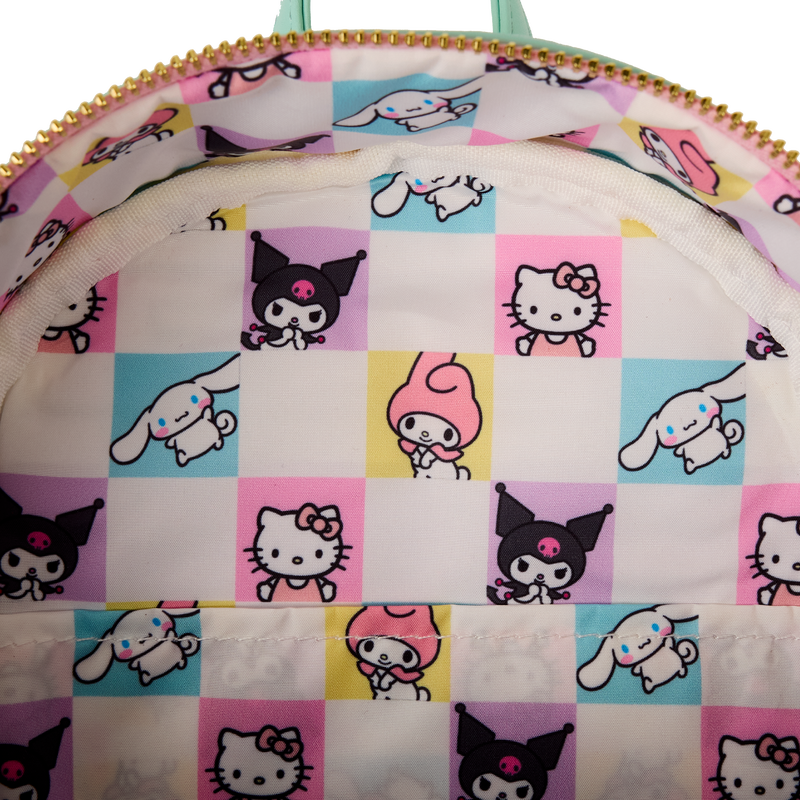 SDCC Limited Edition Hello Kitty & Friends Color Block Terry Cloth Mini Backpack, , hi-res view 6