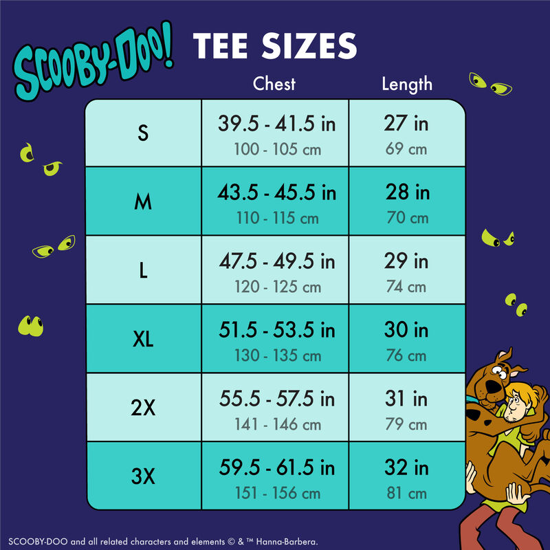 Scooby-Doo™ & Shaggy Glow Unisex Ringer Tee, , hi-res view 5