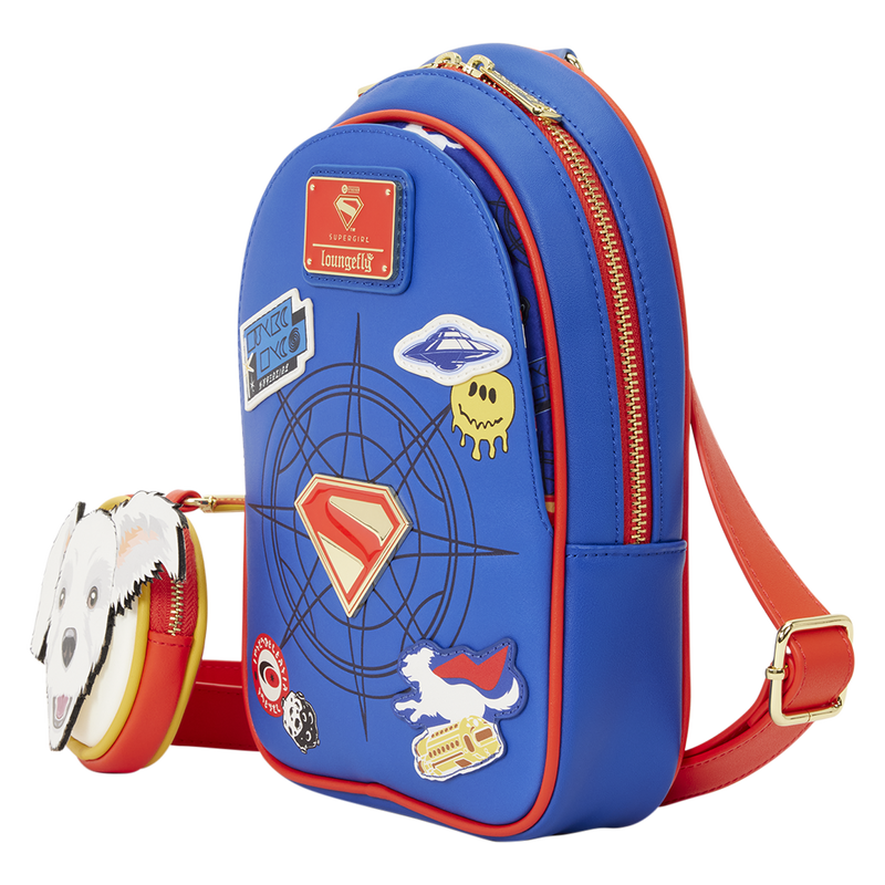 Supergirl Krypto Sling Crossbody Bag with Coin Bag, , hi-res view 4