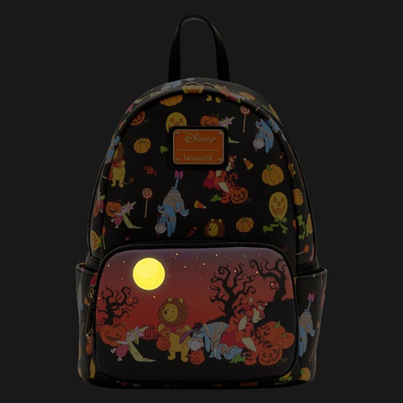 Winnie the Pooh Halloween Group Glow Mini Backpack, , hi-res view 3