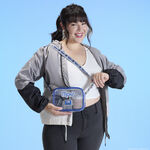 NBA Dallas Mavericks Clear Crossbody Stadium Bag LFlifestyle1 view 2