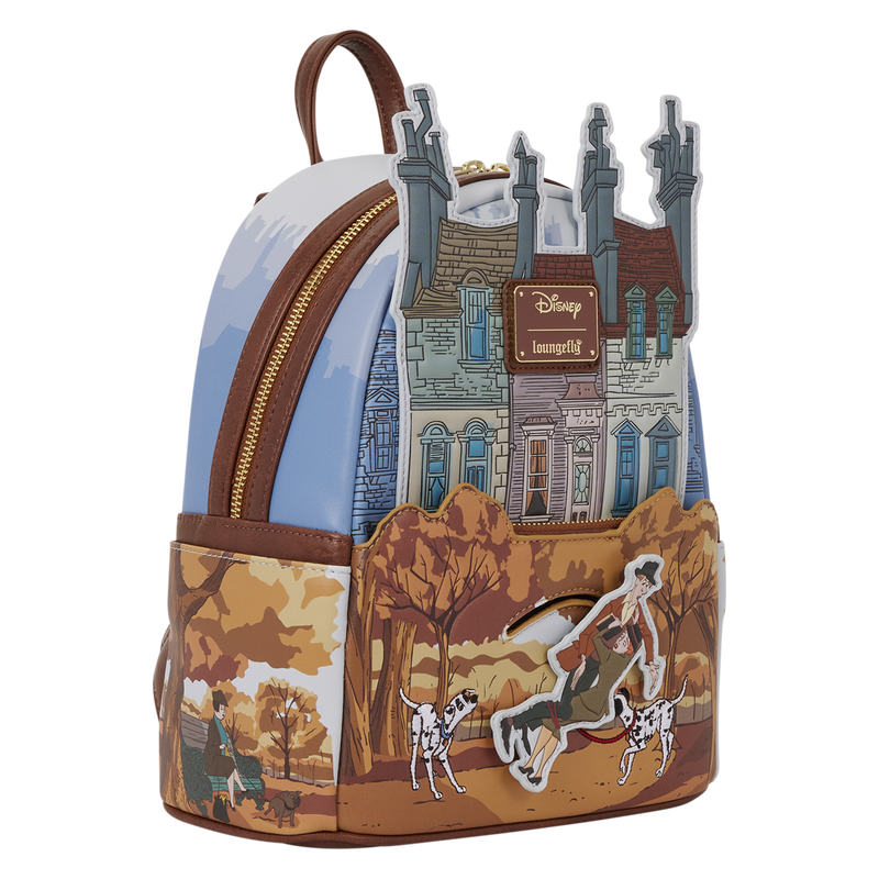 101 Dalmatians Roger & Anita Scene Mini Backpack, , hi-res view 5