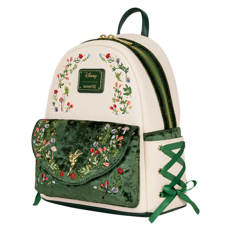 Peter Pan Tinker Bell Exclusive Floral Mini Backpack, , hi-res view 3