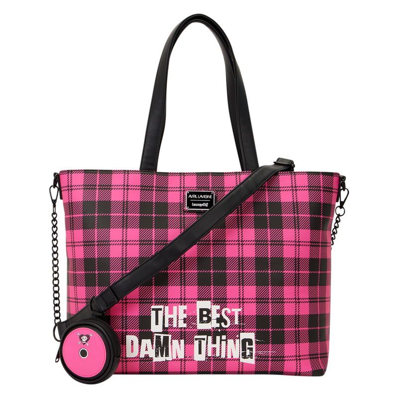 Avril Lavigne Logo Tote Crossbody Bag with Coin Bag, , hi-res view 6