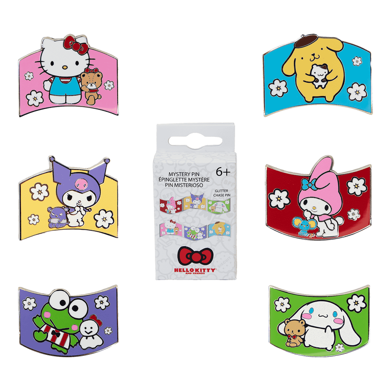 Sanrio Hello Kitty & Friends Color Block Mystery Box Pin, , hi-res view 1