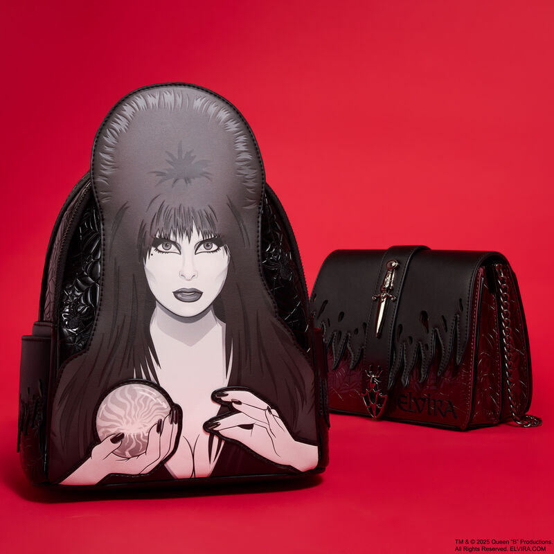 Elvira, Mistress of the Dark Cosplay Light Up Mini Backpack, , hi-res view 4