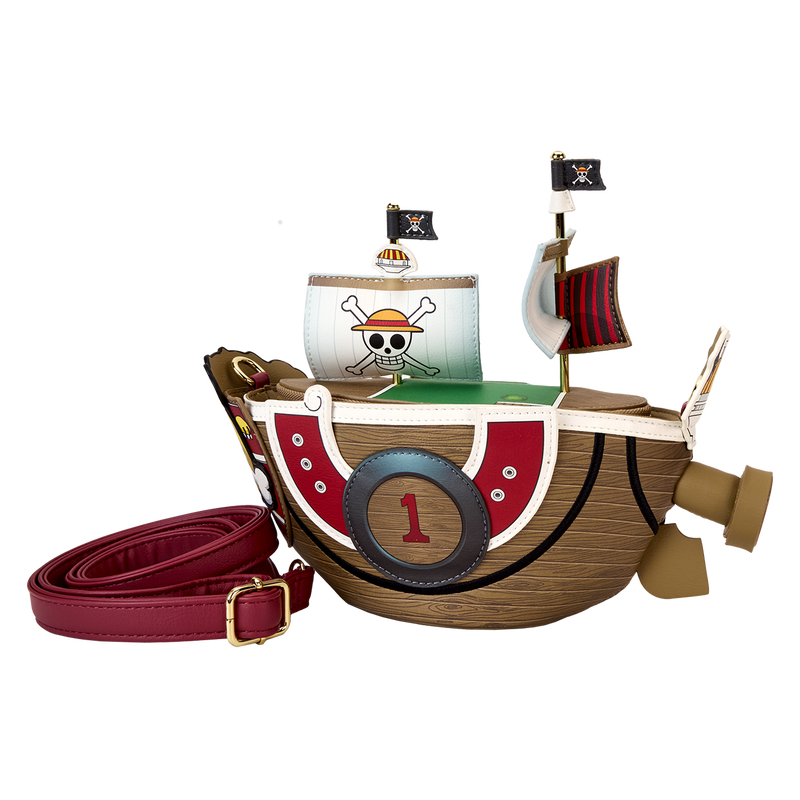 One Piece Thousand Sunny Ship Figural Crossbody Bag, , hi-res view 1