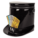 Monopoly 90th Anniversary Top Hat Glitter Figural Crossbody Bag, , hi-res view 5