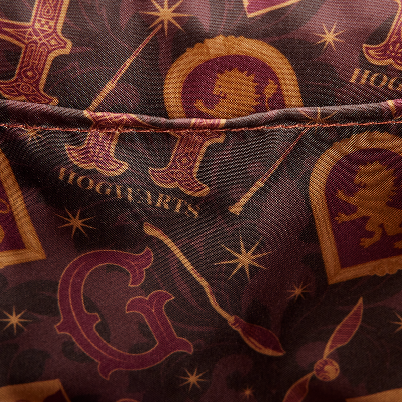 Exclusive Harry Potter Gryffindor Banner Velvet Mini Backpack, , hi-res view 6