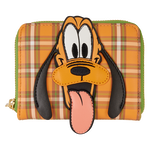 Pluto 95th Anniversary Plaid Zip Around Wallet, , hi-res view 1