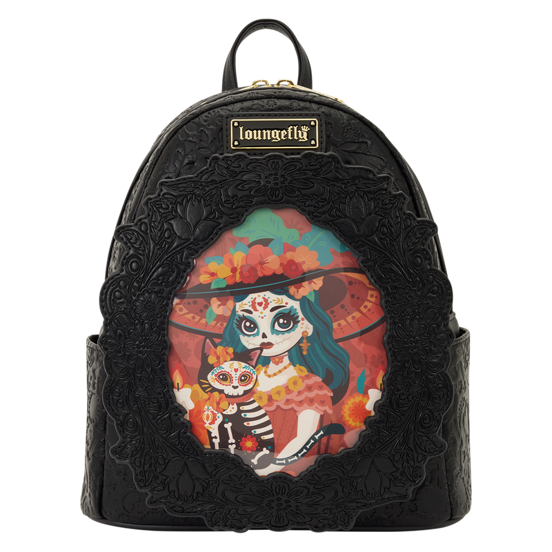 Loungefly Día de los Muertos La Catrina Photo Insert Mini Backpack, , hi-res view 1