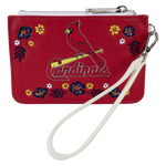 MLB St. Louis Cardinals Floral Card Holder Wristlet Clutch, , hi-res view 1