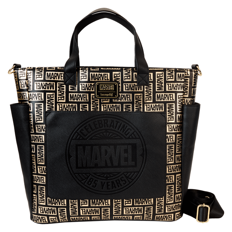 Marvel 85th Anniversary All-Over Print Logo Convertible Backpack & Tote Crossbody Bag, , hi-res view 1