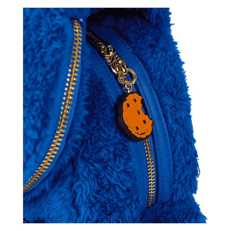 Sesame Street Cookie Monster Plush Cosplay Mini Backpack With Coin Bag, , hi-res view 11