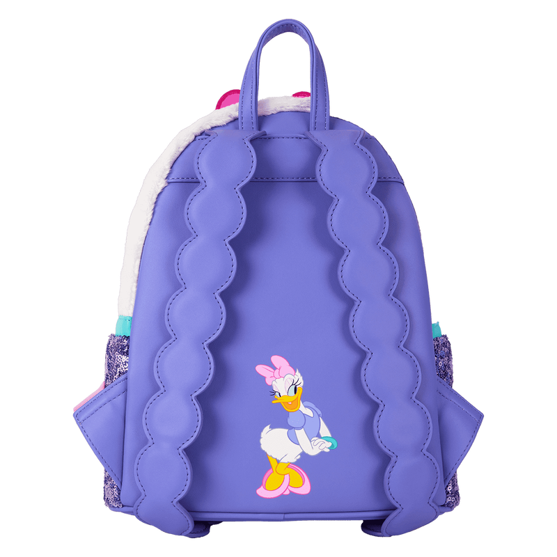 Daisy Duck 85th Anniversary Sequin Plush Cosplay Mini Backpack, , hi-res view 6
