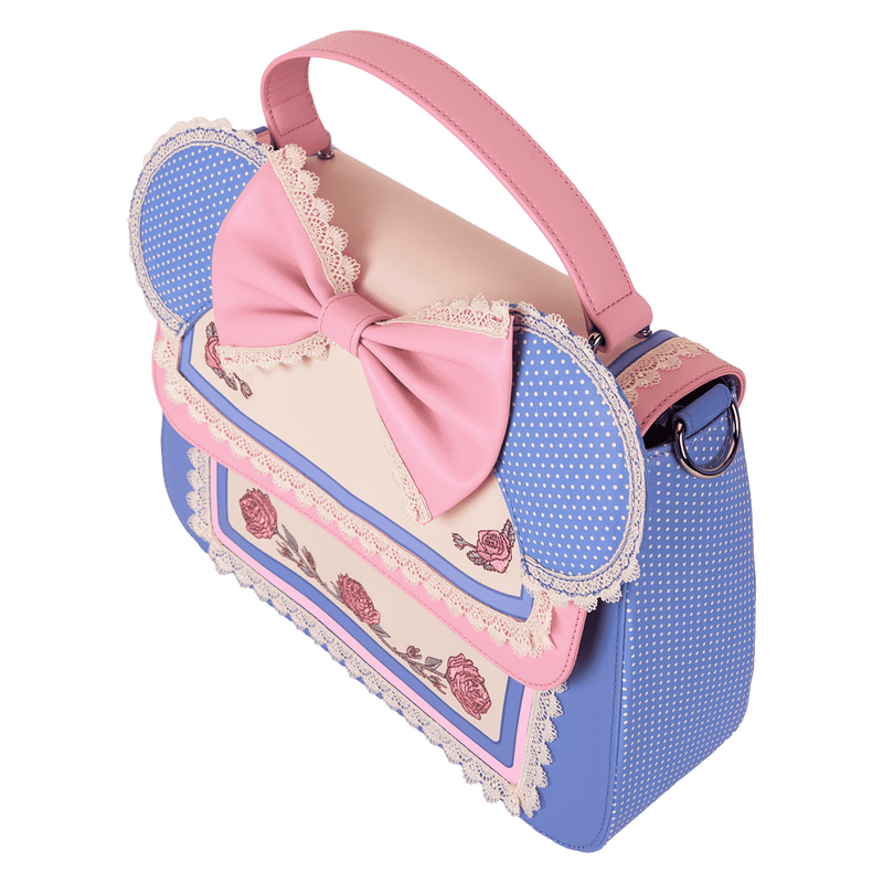 Minnie Mouse Floral and Lace Crossbody Bag, , hi-res view 5