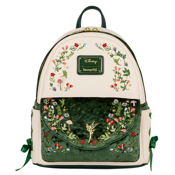 Peter Pan Tinker Bell Exclusive Floral Mini Backpack,  Peter Pan Tinker Bell Exclusive Floral Mini Backpack, Image 1
