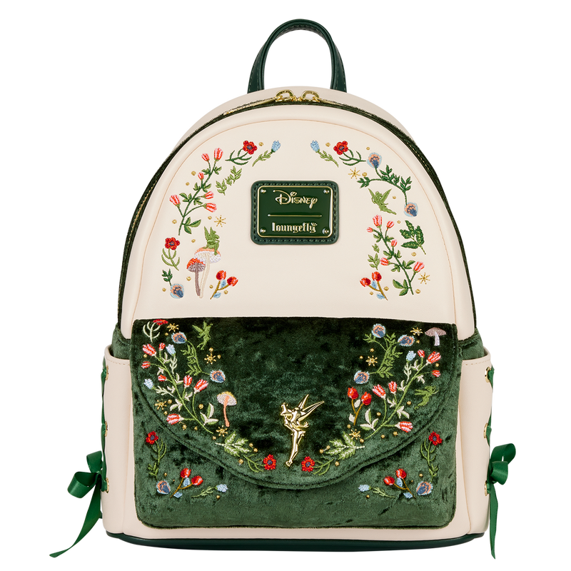 Peter Pan Tinker Bell Exclusive Floral Mini Backpack, , hi-res view 1
