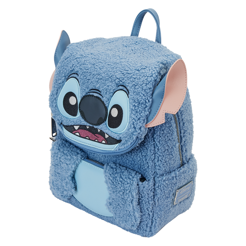 Stitch Plush Sherpa Cosplay Mini Backpack, , hi-res view 6