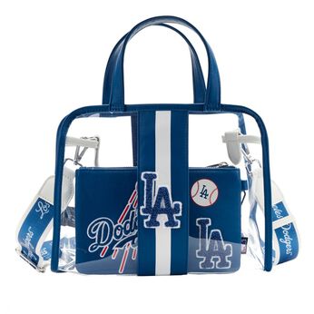 MLB LA Dodgers Clear Tote Crossbody Stadium Bag with Pouch , Image 1