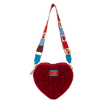 Spider-Man Sherpa Heart Shaped Crossbody Bag, , hi-res view 6