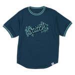 Stitch Patch Unisex Ringer Tee, , hi-res view 1