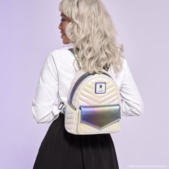 Funko Pop! By Loungefly BTS Iridescent Quilted Mini Backpack, Image 2