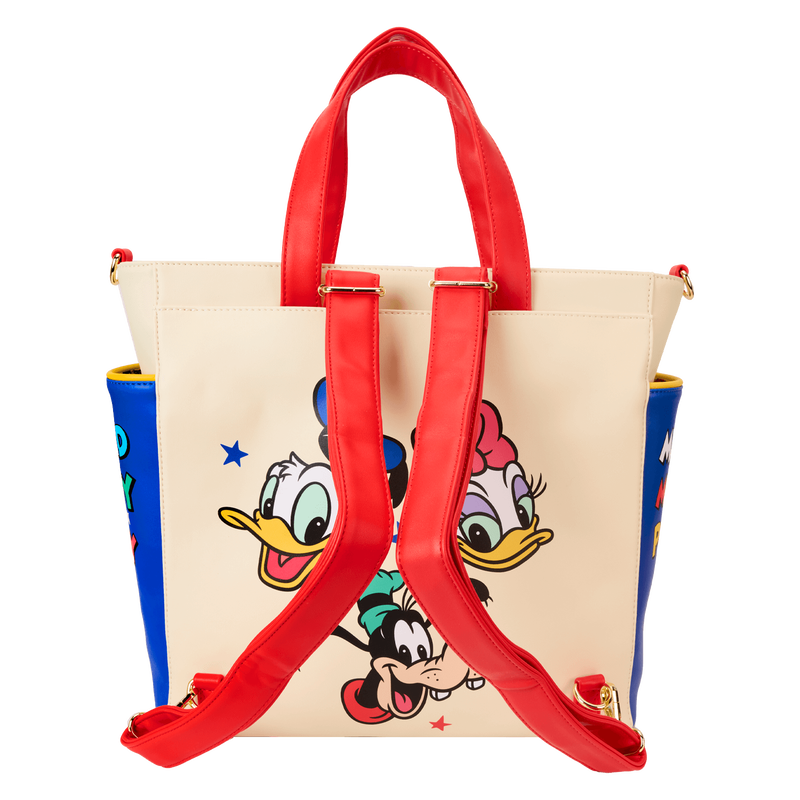 Mickey & Friends Classic Convertible Backpack & Tote Crossbody Bag, , hi-res view 7