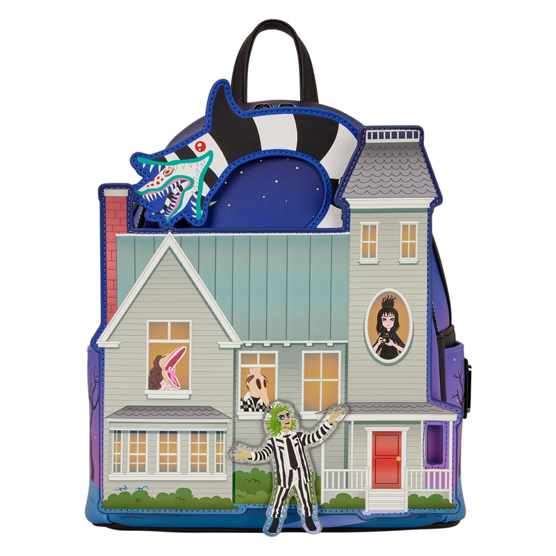 Beetlejuice Deetz House Glow Mini Backpack, , hi-res view 1