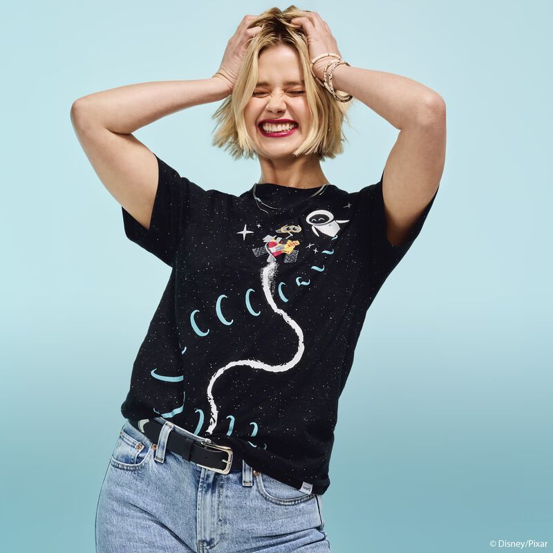 WALL-E & EVE Unisex Tee LFlifestyle1 view 2