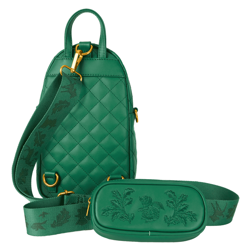 Bambi Quilted Texture Convertible Sling Crossbody Bag with Coin Bag, , hi-res view 8