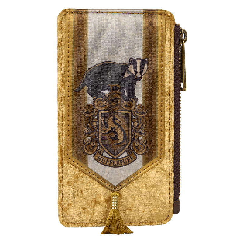 Exclusive Harry Potter Hufflepuff Banner Velvet Card Holder, , hi-res view 1