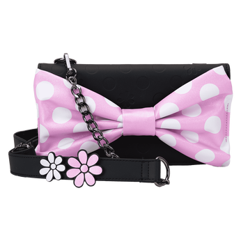 Minnie Mouse Floral Rock The Dots Clutch Crossbody Bag, Image 1