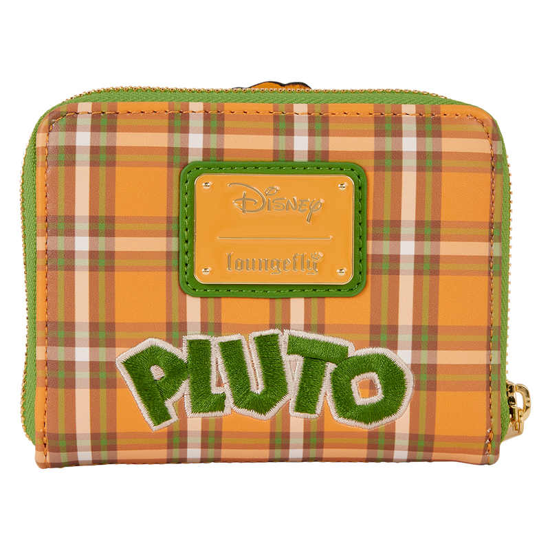 Pluto 95th Anniversary Plaid Zip Around Wallet, , hi-res view 4