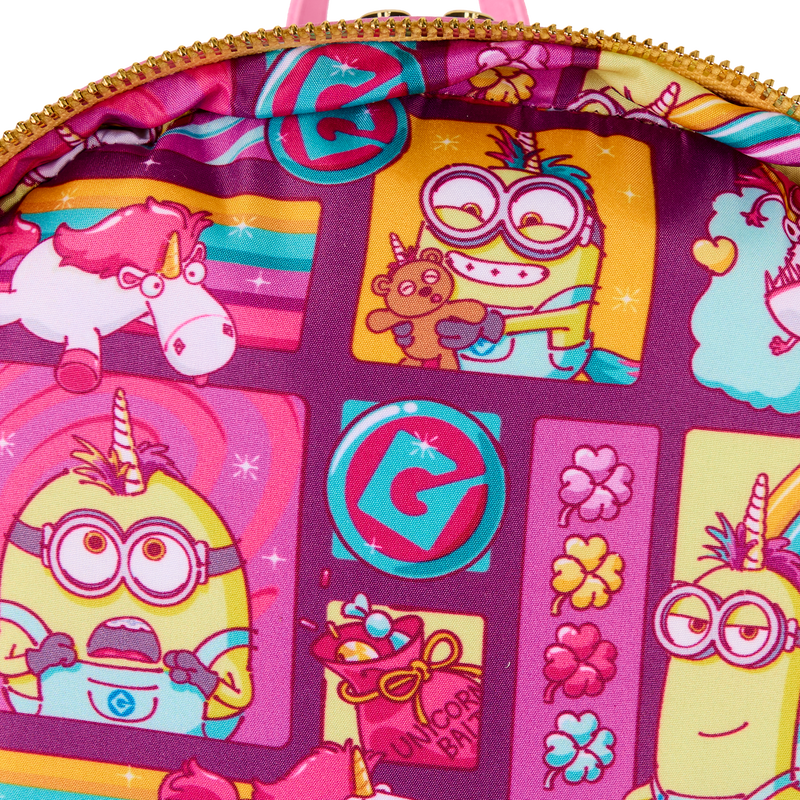 Minions Fluffy Unicorn Rainbow Mini Backpack, , hi-res view 7