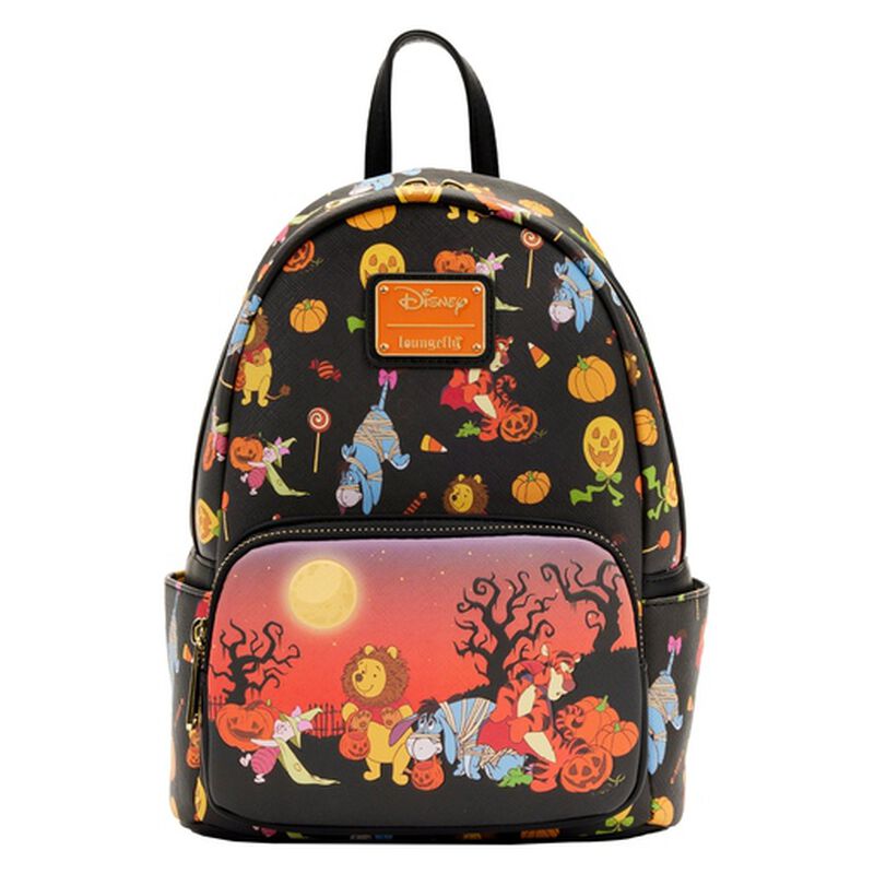 Winnie the Pooh Halloween Group Glow Mini Backpack, , hi-res view 1