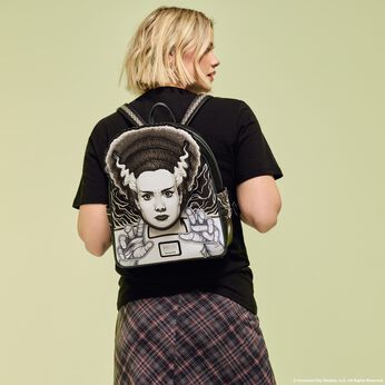 Universal Monster Exclusive The Bride Of Frankenstein Glow Mini Backpack LFlifestyle1 Universal Monsters Exclusive The Bride Of Frankenstein Glow Mini Backpack, Image 2