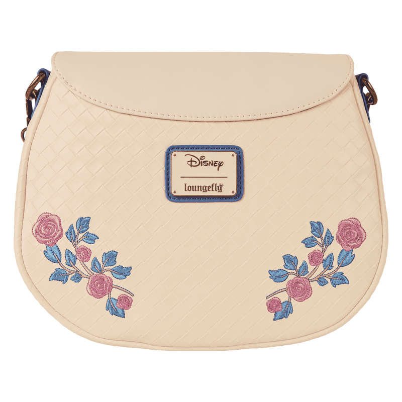 Sleeping Beauty Princess Aurora & Prince Phillip Floral Crossbody Bag, , hi-res view 5