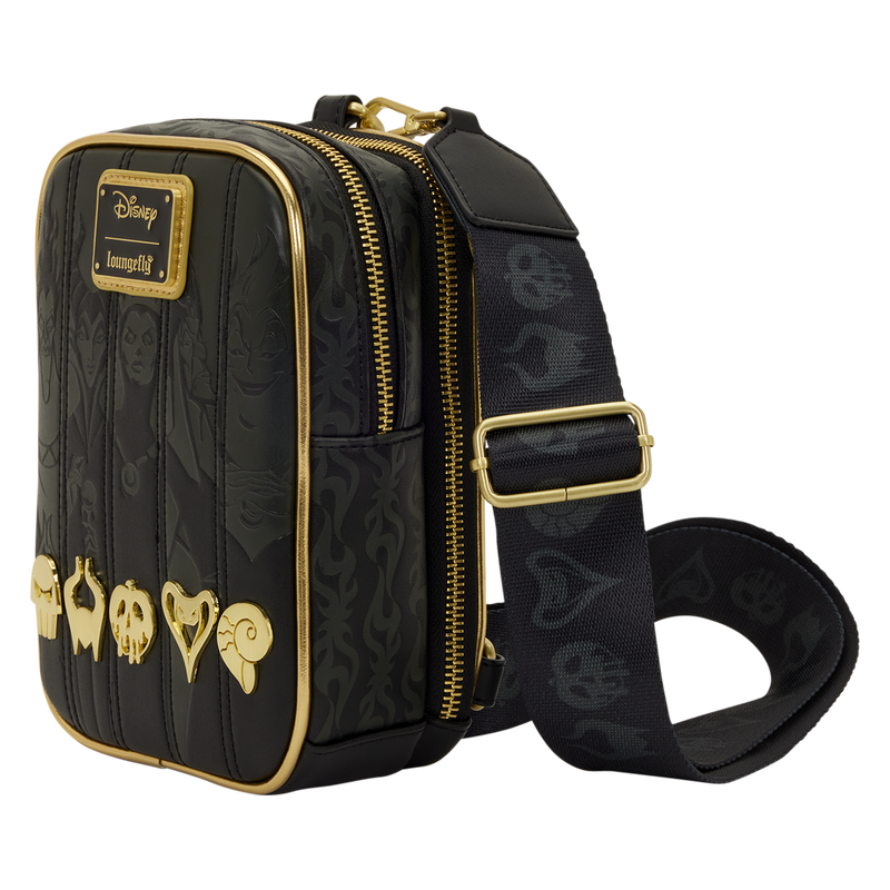 Disney Villains Exclusive Black & Gold Sling Crossbody Bag, , hi-res view 3