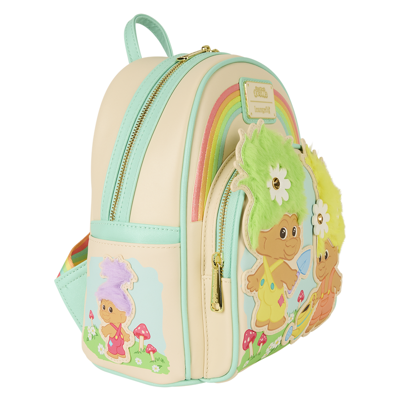 Classic Good Luck Trolls Plush Glitter Mini Backpack, , hi-res view 5